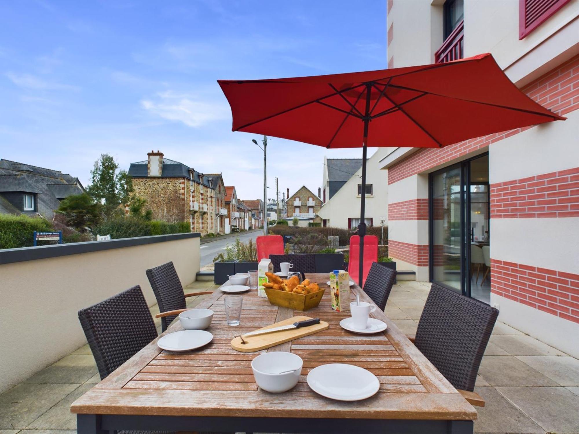 50M De La Plage - Grande Terrasse - Acces Pmr Pleneuf-Val-Andre Buitenkant foto