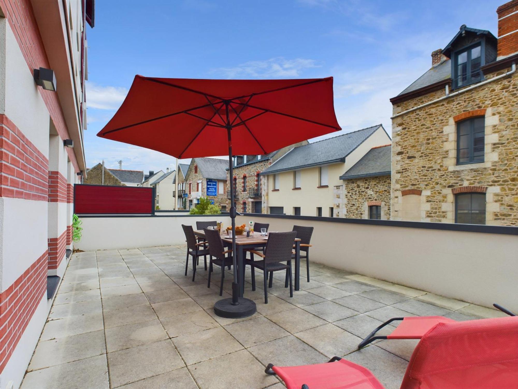 50M De La Plage - Grande Terrasse - Acces Pmr Pleneuf-Val-Andre Buitenkant foto