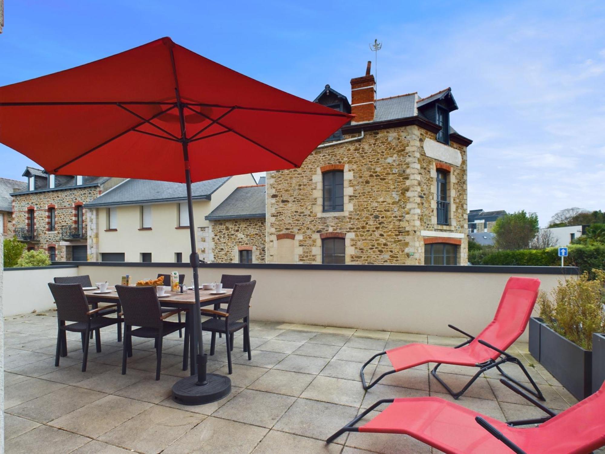 50M De La Plage - Grande Terrasse - Acces Pmr Pleneuf-Val-Andre Buitenkant foto